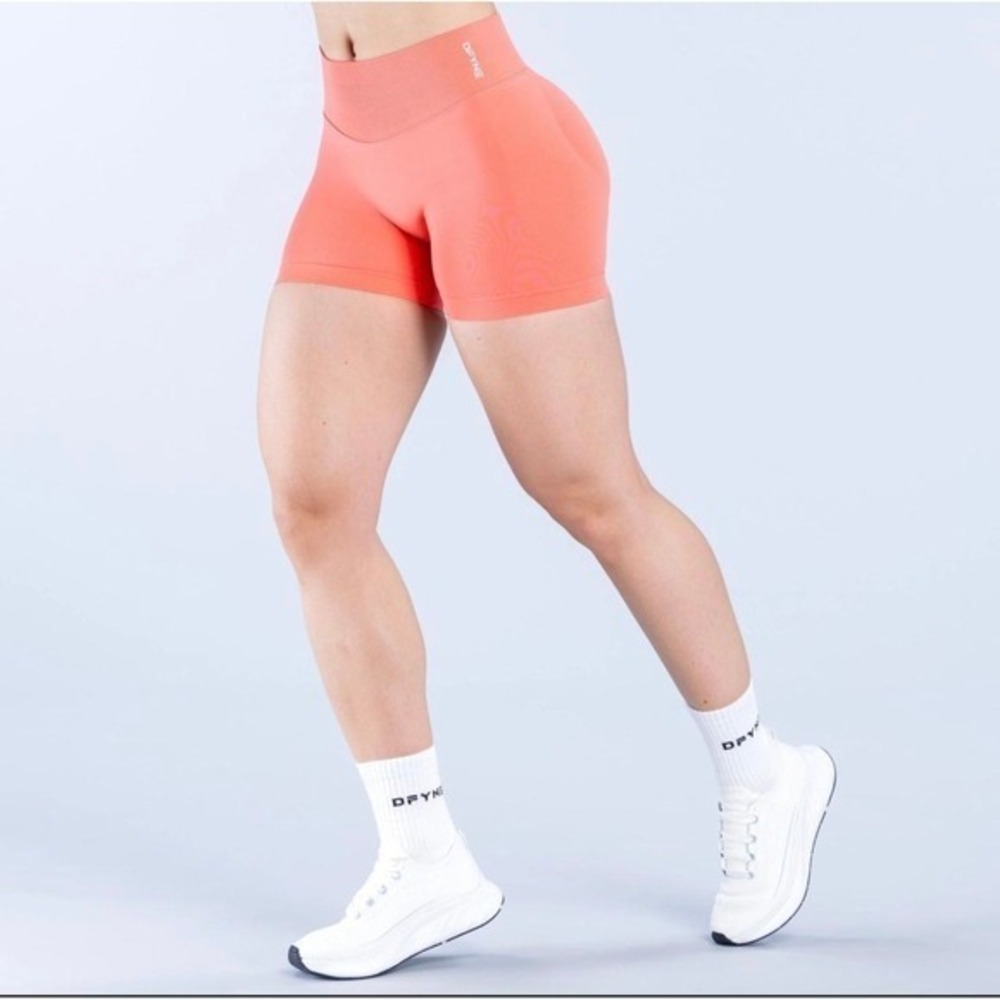 Dfyne impact shorts 4.5" coral small - Picture 5 of 5